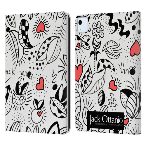 Jack Ottanio Art Cuorerosso Leather Book Wallet Case Cover For Apple iPad Air 2020 / 2022