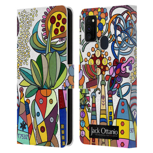Jack Ottanio Art Plutone Garden Leather Book Wallet Case Cover For Samsung Galaxy M30s (2019)/M21 (2020)