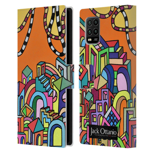 Jack Ottanio Art Borgo Fantasia 2050 Leather Book Wallet Case Cover For Xiaomi Mi 10 Lite 5G