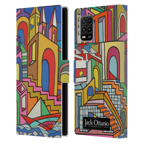 Jack Ottanio Art Calata Ammare Leather Book Wallet Case Cover For Xiaomi Mi 10 Lite 5G
