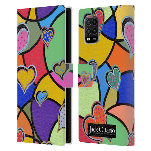 Jack Ottanio Art Hearts Of Diamonds Leather Book Wallet Case Cover For Xiaomi Mi 10 Lite 5G