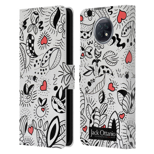 Jack Ottanio Art Cuorerosso Leather Book Wallet Case Cover For Xiaomi Redmi Note 9T 5G