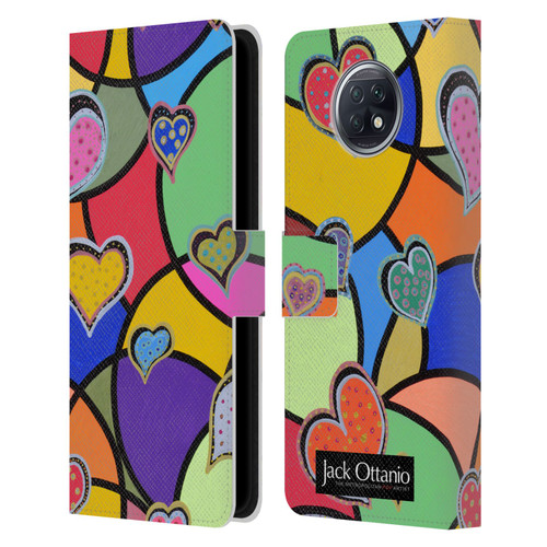 Jack Ottanio Art Hearts Of Diamonds Leather Book Wallet Case Cover For Xiaomi Redmi Note 9T 5G
