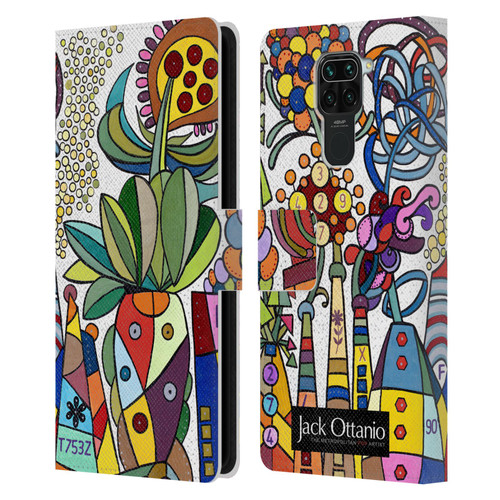 Jack Ottanio Art Plutone Garden Leather Book Wallet Case Cover For Xiaomi Redmi Note 9 / Redmi 10X 4G