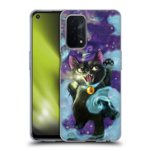 Ash Evans Black Cats Magic Witch Soft Gel Case for OPPO A54 5G