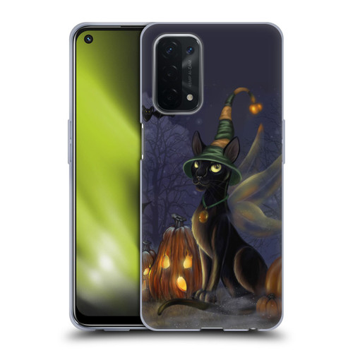 Ash Evans Black Cats The Witching Time Soft Gel Case for OPPO A54 5G