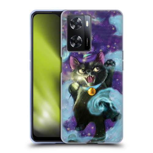 Ash Evans Black Cats Magic Witch Soft Gel Case for OPPO A57s