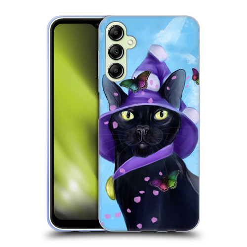 Ash Evans Black Cats Butterfly Sky Soft Gel Case for Samsung Galaxy A14 5G