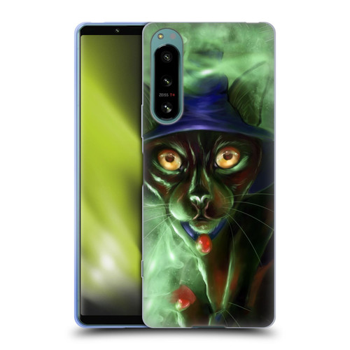 Ash Evans Black Cats Conjuring Magic Soft Gel Case for Sony Xperia 5 IV