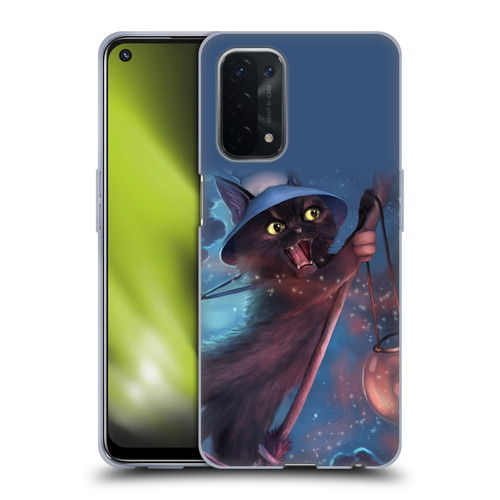 Ash Evans Black Cats 2 Magical Witch Soft Gel Case for OPPO A54 5G