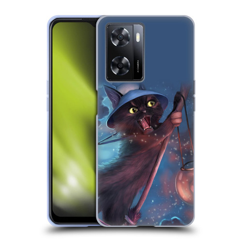 Ash Evans Black Cats 2 Magical Witch Soft Gel Case for OPPO A57s