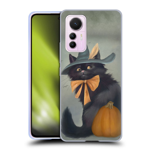 Ash Evans Black Cats 2 Halloween Pumpkin Soft Gel Case for Xiaomi 12 Lite
