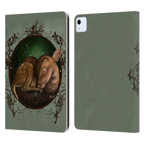 Ash Evans Animals Foundling Fawn Leather Book Wallet Case Cover For Apple iPad Air 2020 / 2022