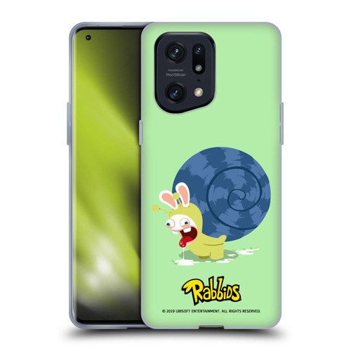 Rabbids Costumes Snail Soft Gel Case for OPPO Find X5 Pro