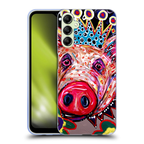 Mad Dog Art Gallery Animals Missy Pig Soft Gel Case for Samsung Galaxy A14 5G