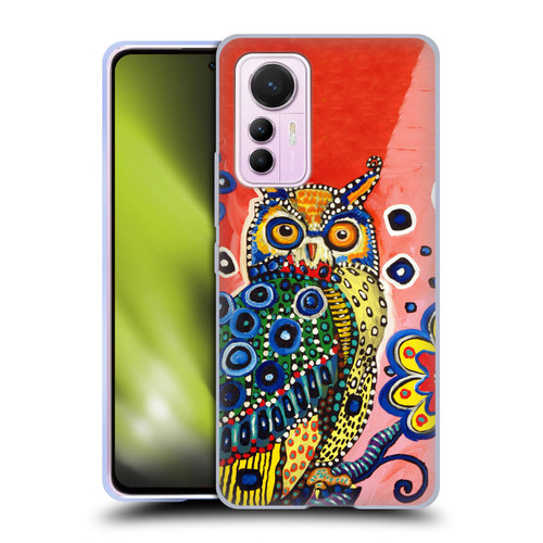 Mad Dog Art Gallery Animals Owl Soft Gel Case for Xiaomi 12 Lite
