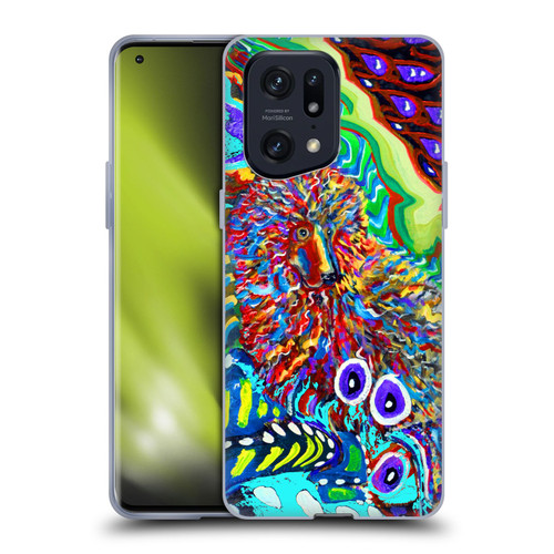 Mad Dog Art Gallery Dogs 2 Electric Poodle Soft Gel Case for OPPO Find X5 Pro
