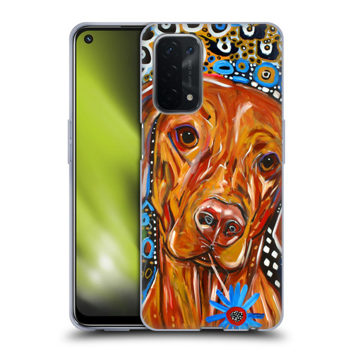 Mad Dog Art Gallery Dogs 2 Viszla Soft Gel Case for OPPO A54 5G