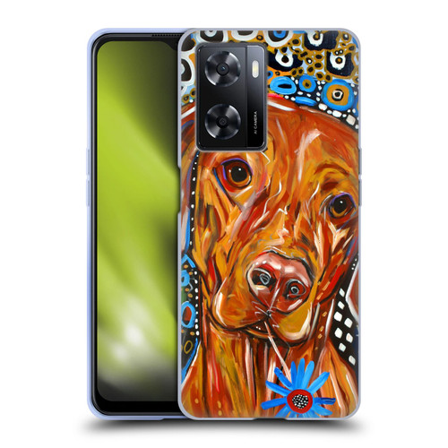 Mad Dog Art Gallery Dogs 2 Viszla Soft Gel Case for OPPO A57s