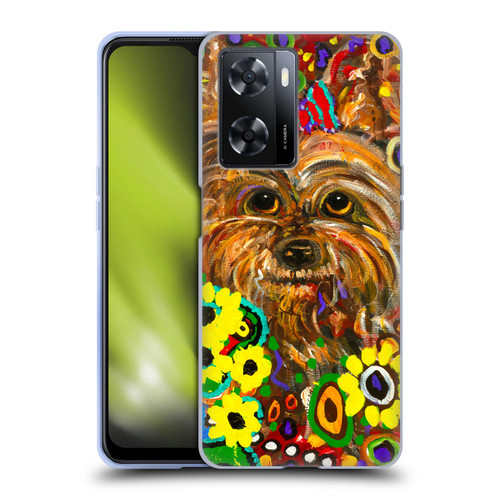 Mad Dog Art Gallery Dogs 2 Yorkie Soft Gel Case for OPPO A57s