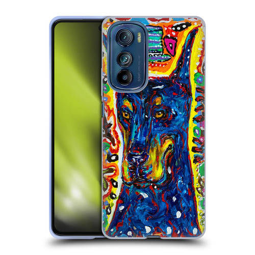 Mad Dog Art Gallery Dog 5 Doberman Soft Gel Case for Motorola Edge 30