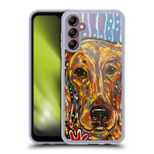 Mad Dog Art Gallery Dog 5 Golden Retriever Soft Gel Case for Samsung Galaxy A14 5G