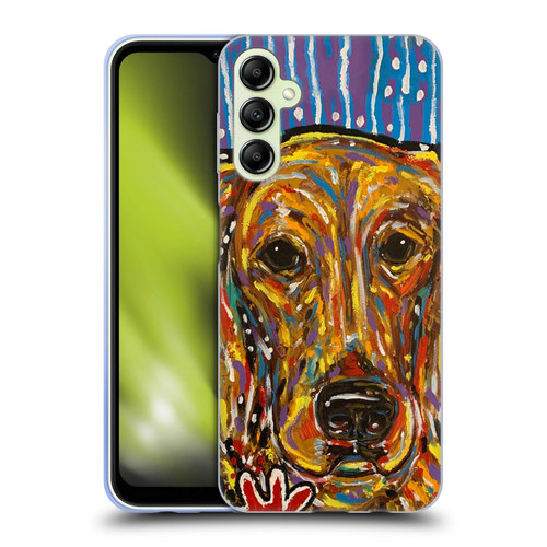 Mad Dog Art Gallery Dog 5 Golden Retriever Soft Gel Case for Samsung Galaxy A14 5G