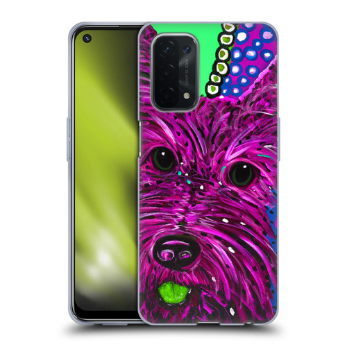Mad Dog Art Gallery Dogs Scottie Soft Gel Case for OPPO A54 5G