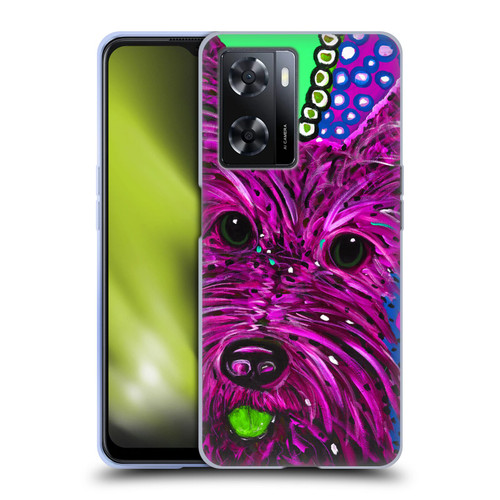 Mad Dog Art Gallery Dogs Scottie Soft Gel Case for OPPO A57s