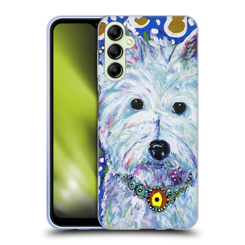 Mad Dog Art Gallery Dogs Westie Soft Gel Case for Samsung Galaxy A14 5G