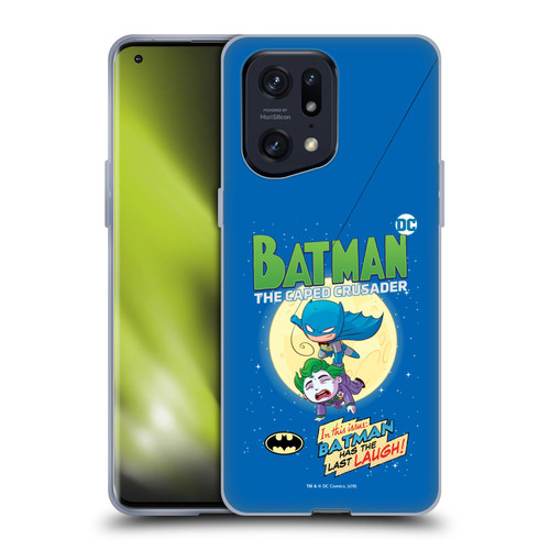 Super Friends DC Comics Toddlers Comic Covers Batman Soft Gel Case for OPPO Find X5 Pro
