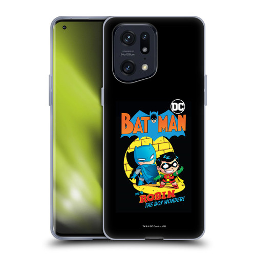 Super Friends DC Comics Toddlers Comic Covers Batman And Robin Soft Gel Case for OPPO Find X5 Pro