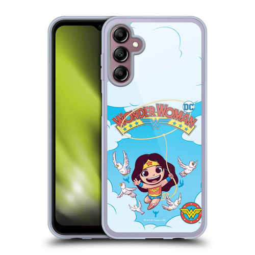 Super Friends DC Comics Toddlers Comic Covers Wonder Woman 1 Soft Gel Case for Samsung Galaxy A14 5G