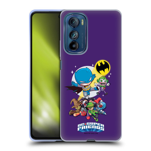 Super Friends DC Comics Toddlers Composed Art Batman Soft Gel Case for Motorola Edge 30
