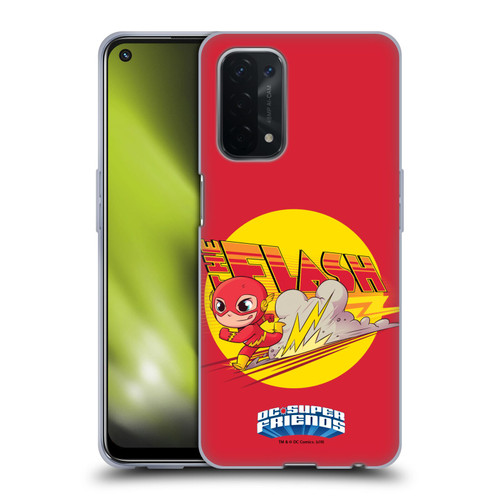 Super Friends DC Comics Toddlers Composed Art The Flash Soft Gel Case for OPPO A54 5G