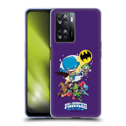 Super Friends DC Comics Toddlers Composed Art Batman Soft Gel Case for OPPO A57s