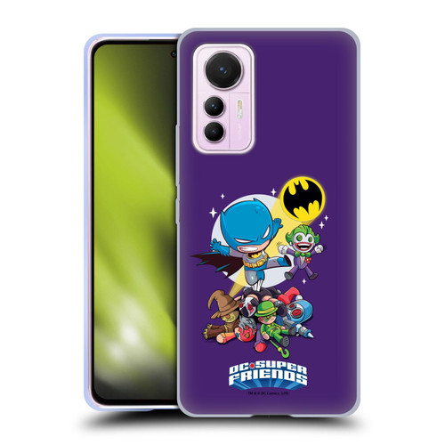Super Friends DC Comics Toddlers Composed Art Batman Soft Gel Case for Xiaomi 12 Lite