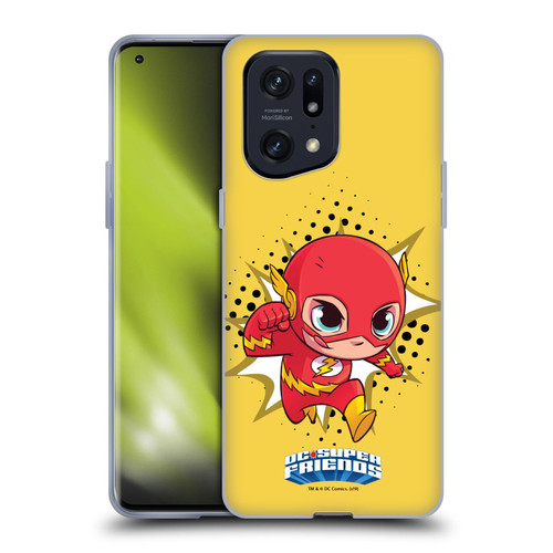 Super Friends DC Comics Toddlers 1 The Flash Soft Gel Case for OPPO Find X5 Pro