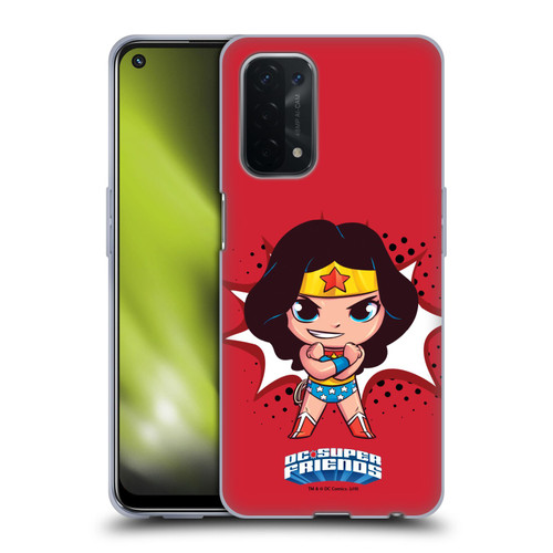 Super Friends DC Comics Toddlers 1 Wonder Woman Soft Gel Case for OPPO A54 5G