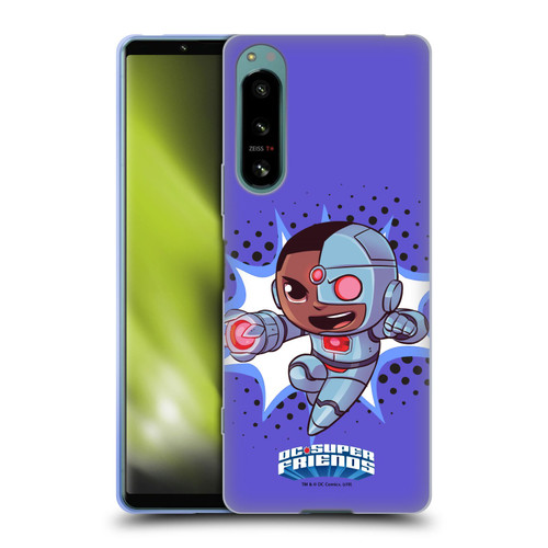 Super Friends DC Comics Toddlers 1 Cyborg Soft Gel Case for Sony Xperia 5 IV