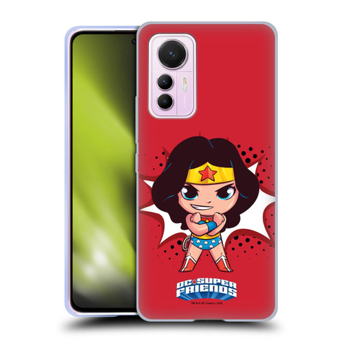 Super Friends DC Comics Toddlers 1 Wonder Woman Soft Gel Case for Xiaomi 12 Lite