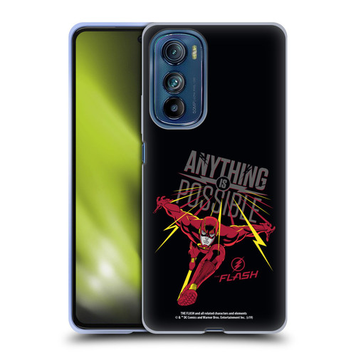The Flash TV Series Graphics Barry Anything Is Possible Soft Gel Case for Motorola Edge 30