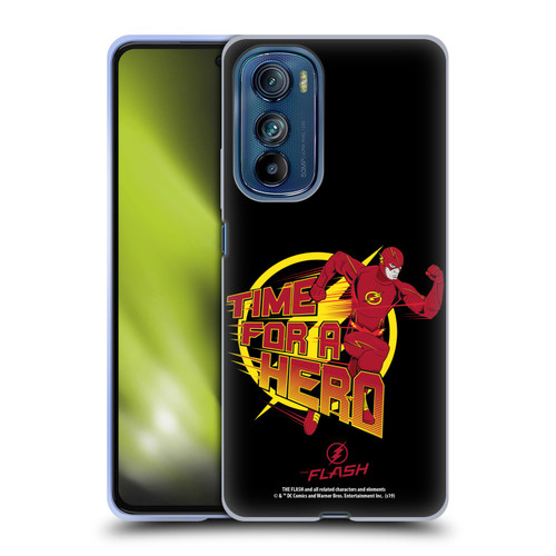 The Flash TV Series Graphics Barry Hero Soft Gel Case for Motorola Edge 30