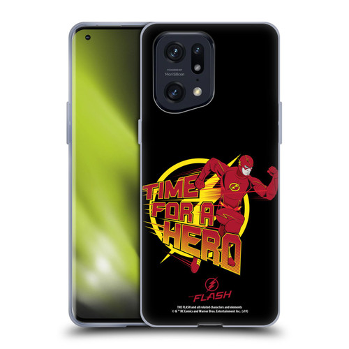 The Flash TV Series Graphics Barry Hero Soft Gel Case for OPPO Find X5 Pro