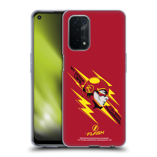 The Flash TV Series Graphics Barry Head Soft Gel Case for OPPO A54 5G