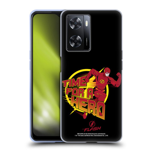 The Flash TV Series Graphics Barry Hero Soft Gel Case for OPPO A57s