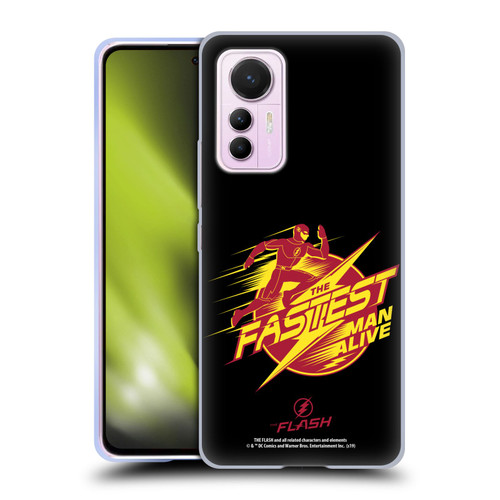The Flash TV Series Graphics Barry Fastest Man Alive Soft Gel Case for Xiaomi 12 Lite