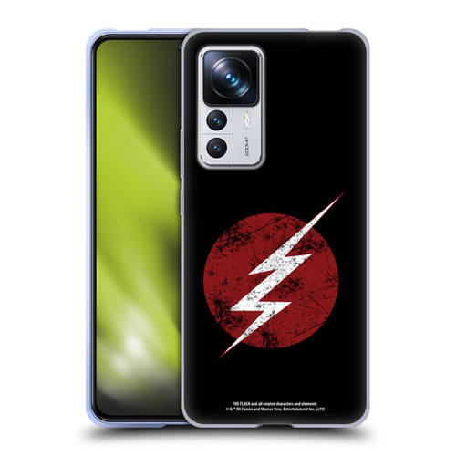 The Flash TV Series Logos Distressed Look Soft Gel Case for Xiaomi 12T Pro