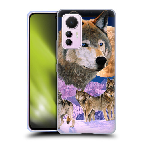 Graeme Stevenson Assorted Designs Wolves Soft Gel Case for Xiaomi 12 Lite