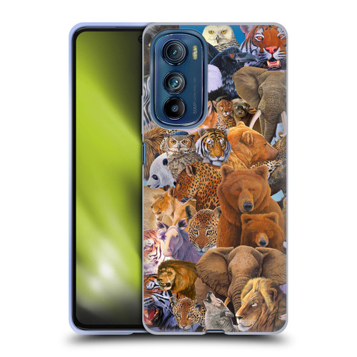 Graeme Stevenson Wildlife Animals Soft Gel Case for Motorola Edge 30